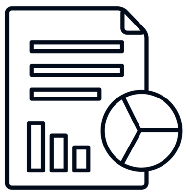 Niebieska ikona dokumentów. Metadane Ekran System